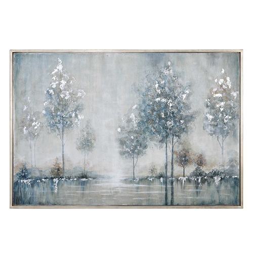  White background of modern wall painting