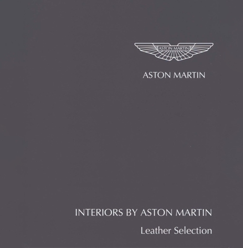  Aston Martin interiors leather selection 1