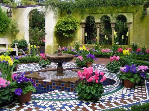  Courtyard soft decoration